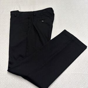 Van Heusen Flex Pants Mens 30x30 Black Slim Fit Dress Office Classic Stretch